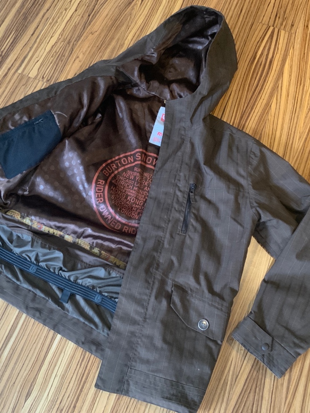 Burton Snowboard Jacket (med / brown )